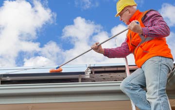 Warter soft wash roof cleaning